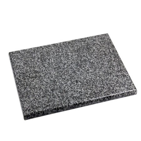 HOME BASICS 155 x 115 Granite Cutting Board, Black CB01881